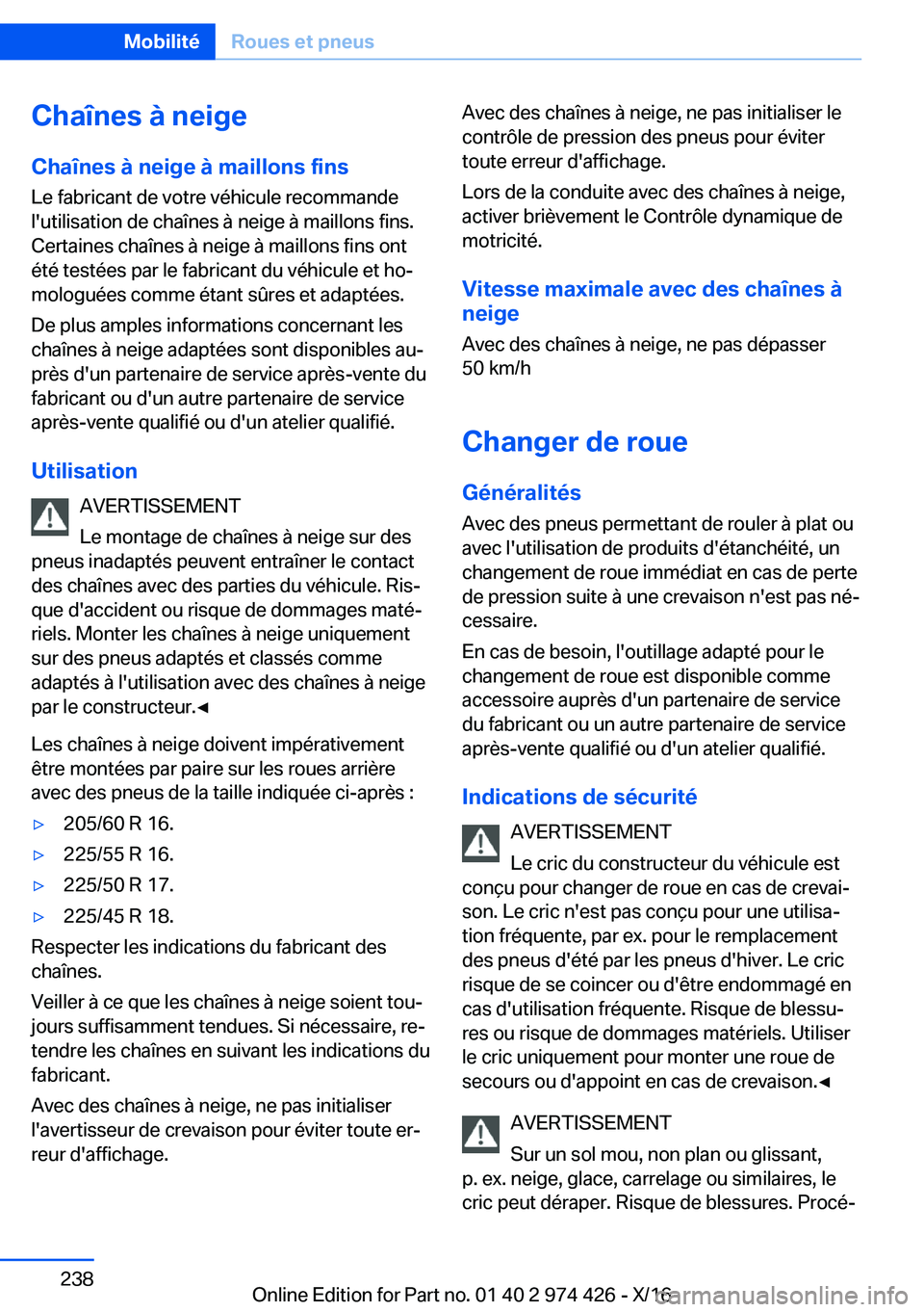 BMW 4 SERIES GRAN COUPE 2017  Notices Demploi (in French) �C�h�a�