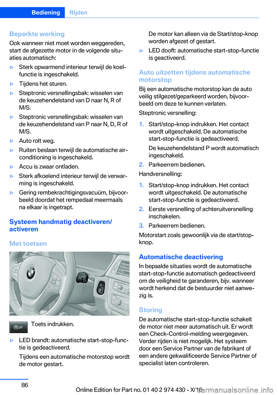 BMW 4 SERIES GRAN COUPE 2017  Instructieboekjes (in Dutch) �B�e�p�e�r�k�t�e��w�e�r�k�i�n�g�O�o�k� �w�a�n�n�e�e�r� �n�i�e�t� �m�o�e�t� �w�o�r�d�e�n� �w�e�g�g�e�r�e�d�e�n�,
�s�t�a�r�t� �d�e� �a�f�g�e�z�e�t�t�e� �m�o�t�o�r� �i�n� �d�e� �v�o�l�g�e�n�d�e� �s�i�t�