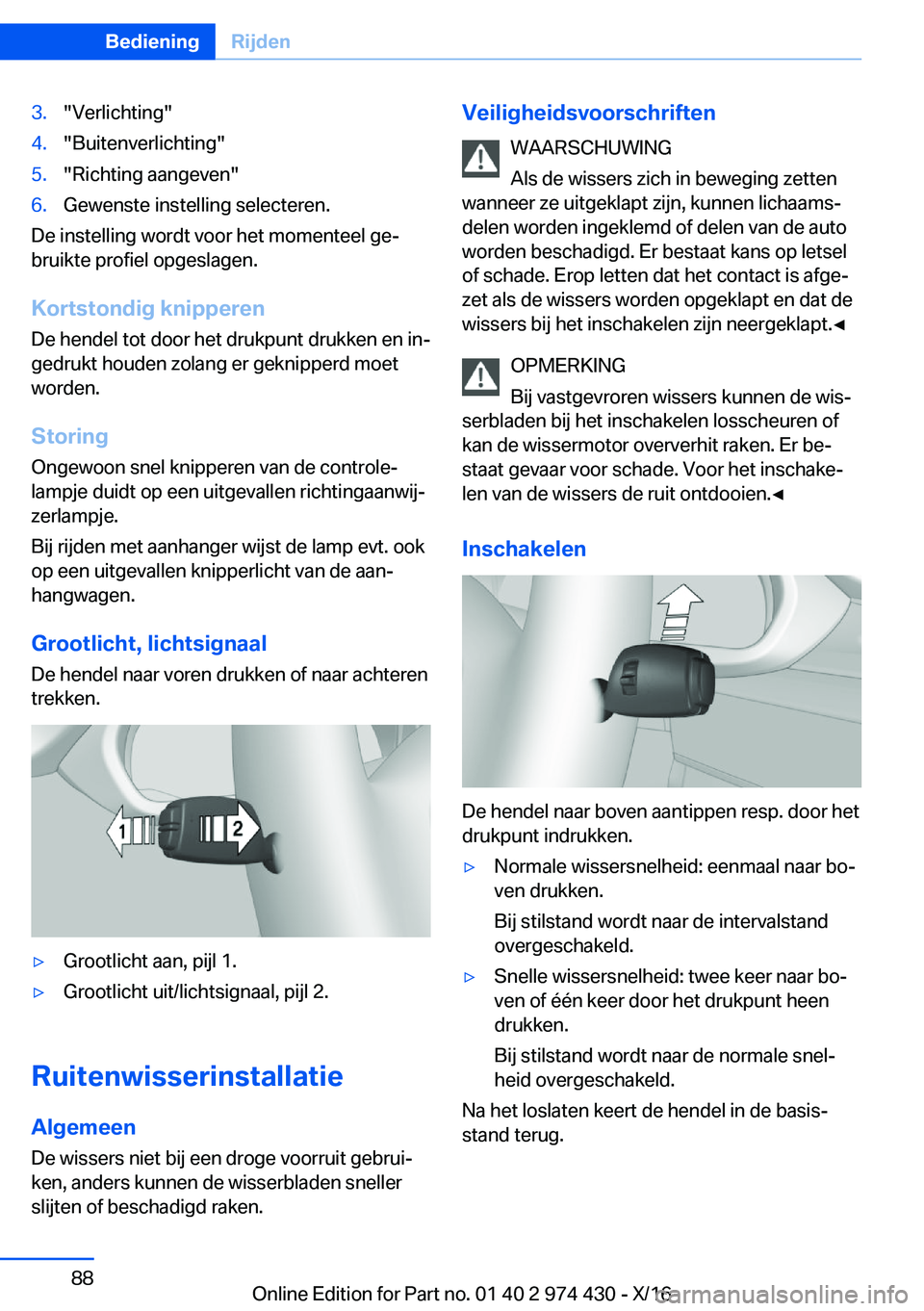 BMW 4 SERIES GRAN COUPE 2017  Instructieboekjes (in Dutch) �3�.�"�V�e�r�l�i�c�h�t�i�n�g�"�4�.�"�B�u�i�t�e�n�v�e�r�l�i�c�h�t�i�n�g�"�5�.�"�R�i�c�h�t�i�n�g� �a�a�n�g�e�v�e�n�"�6�.�G�e�w�e�n�s�t�e� �i�n�s�t�e�l�l�i�n�g� �s�e�l�e�c�t�e�r�e