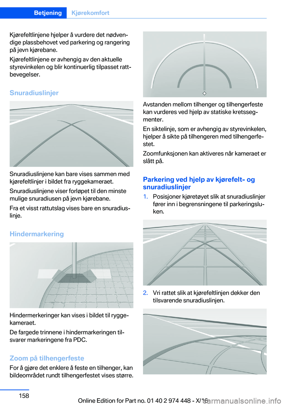 BMW 4 SERIES GRAN COUPE 2017  InstruksjonsbØker (in Norwegian) �K�j�