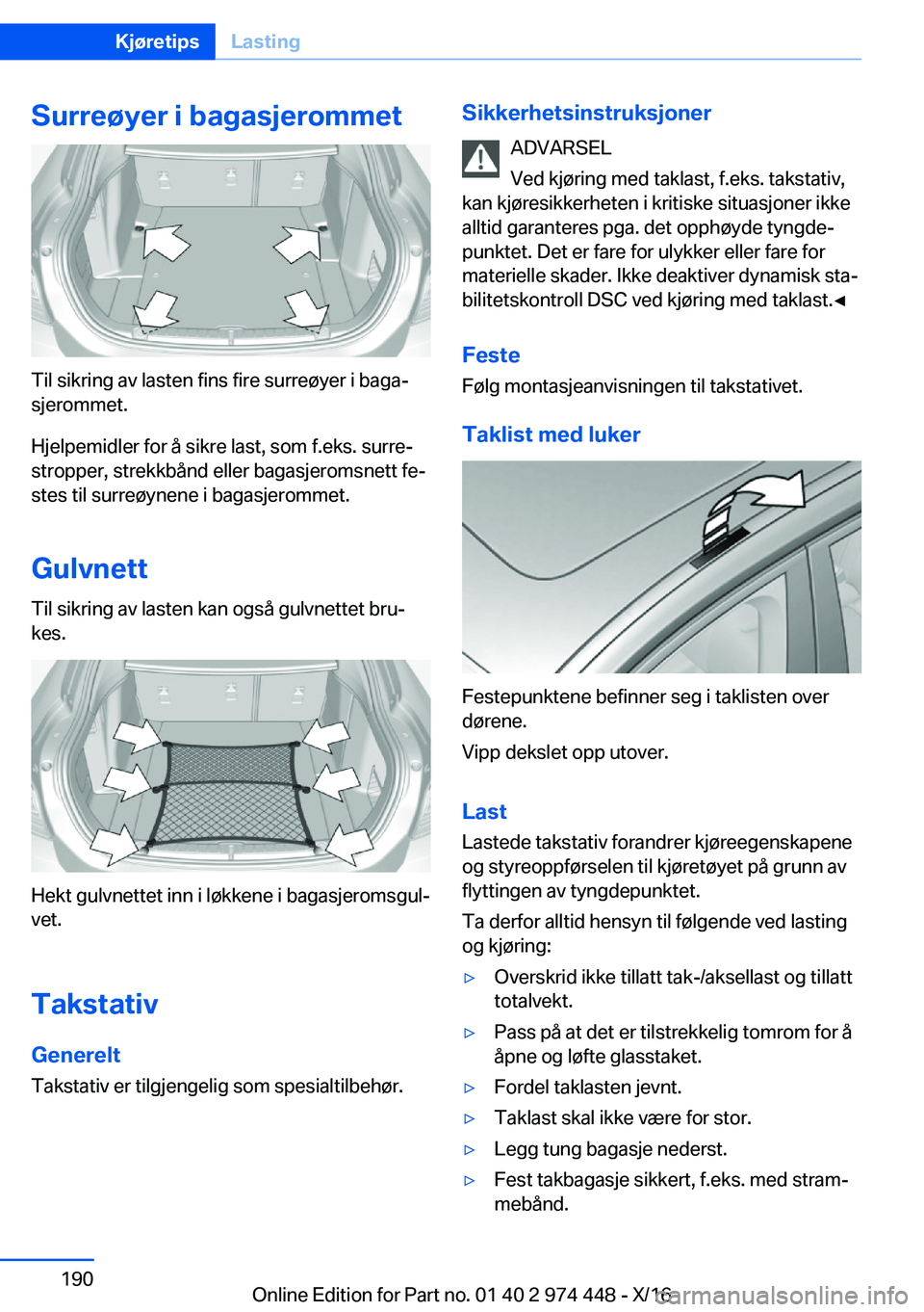 BMW 4 SERIES GRAN COUPE 2017  InstruksjonsbØker (in Norwegian) �S�u�r�r�e�