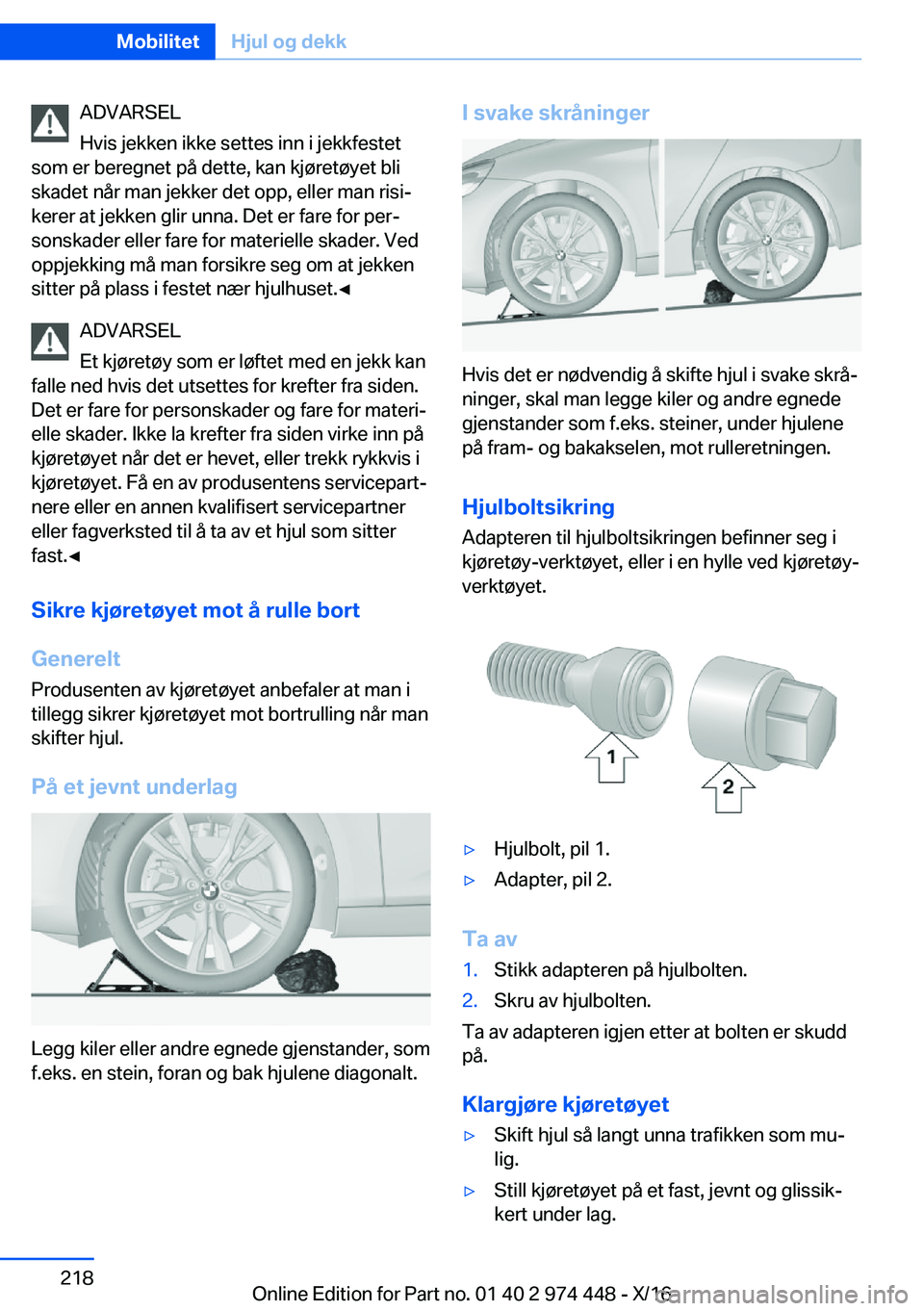 BMW 4 SERIES GRAN COUPE 2017  InstruksjonsbØker (in Norwegian) �A�D�V�A�R�S�E�L
�H�v�i�s� �j�e�k�k�e�n� �i�k�k�e� �s�e�t�t�e�s� �i�n�n� �i� �j�e�k�k�f�e�s�t�e�t
�s�o�m� �e�r� �b�e�r�e�g�n�e�t� �p�å� �d�e�t�t�e�,� �k�a�n� �k�j�