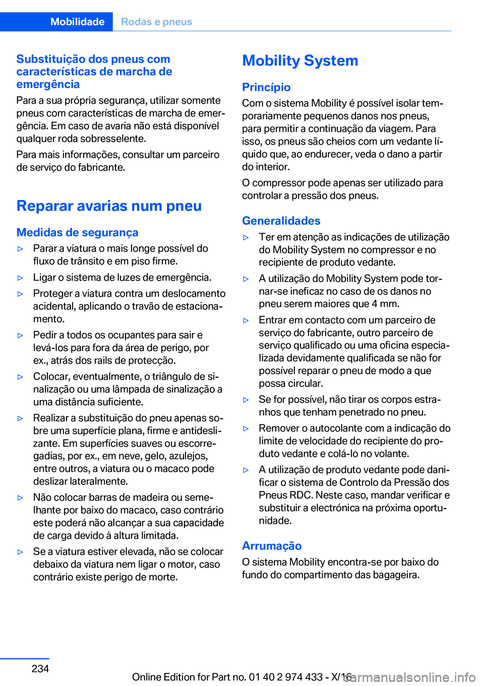 BMW 4 SERIES GRAN COUPE 2017  Manual do condutor (in Portuguese) �S�u�b�s�t�i�t�u�i�