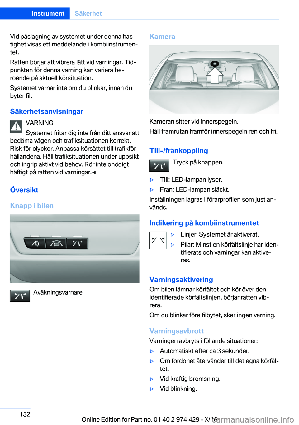 BMW 4 SERIES GRAN COUPE 2017  InstruktionsbÖcker (in Swedish) �V�i�d� �p�å�s�l�a�g�n�i�n�g� �a�v� �s�y�s�t�e�m�e�t� �u�n�d�e�r� �d�e�n�n�a� �h�a�sj�t�i�g�h�e�t� �v�i�s�a�s� �e�t�t� �m�e�d�d�e�l�a�n�d�e� �i� �k�o�m�b�i�i�n�s�t�r�u�m�e�nj�t�e�t�.
�R�a�t�t�e�n� 