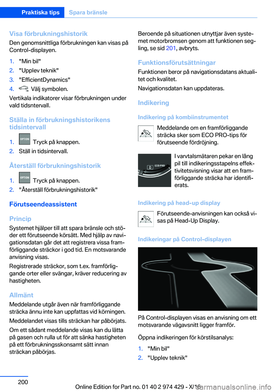 BMW 4 SERIES GRAN COUPE 2017  InstruktionsbÖcker (in Swedish) �V�i�s�a��f�