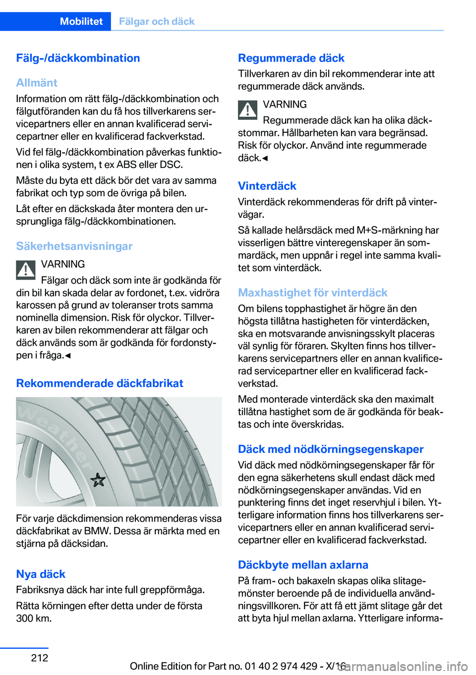 BMW 4 SERIES GRAN COUPE 2017  InstruktionsbÖcker (in Swedish) �F�ä�l�g�-�/�d�ä�c�k�k�o�m�b�i�n�a�t�i�o�n
�A�l�l�m�ä�n�t
�I�n�f�o�r�m�a�t�i�o�n� �o�m� �r�ä�t�t� �f�ä�l�g�-�/�d�ä�c�k�k�o�m�b�i�n�a�t�i�o�n� �o�c�h
�f�ä�l�g�u�t�f�