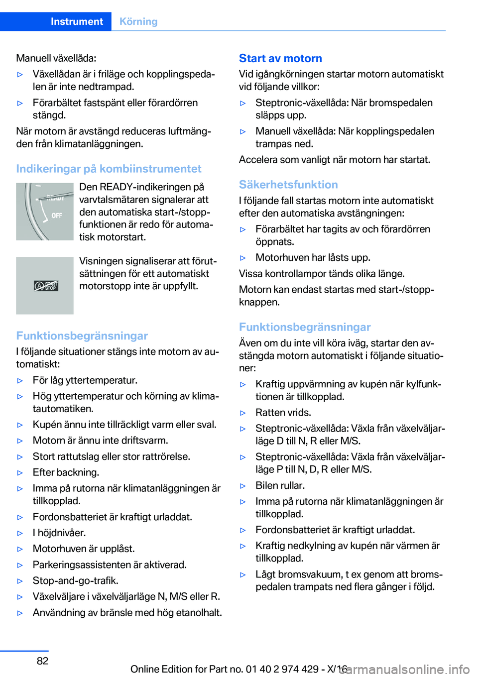 BMW 4 SERIES GRAN COUPE 2017  InstruktionsbÖcker (in Swedish) �M�a�n�u�e�l�l� �v�ä�x�e�l�l�å�d�a�:'y�V�ä�x�e�l�l�å�d�a�n� �ä�r� �i� �f�r�i�l�ä�g�e� �o�c�h� �k�o�p�p�l�i�n�g�s�p�e�d�aj�l�e�n� �ä�r� �i�n�t�e� �n�e�d�t�r�a�m�p�a�d�.'y�F�