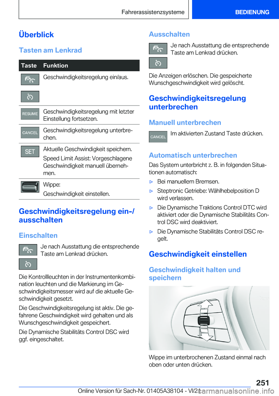 BMW 5 SERIES 2022  Betriebsanleitungen (in German) �