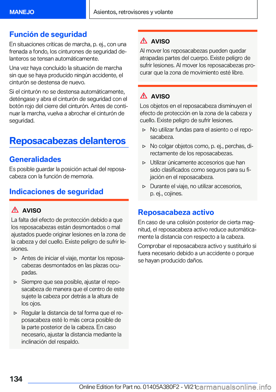 BMW 5 SERIES 2022  Manuales de Empleo (in Spanish) �F�u�n�c�i�