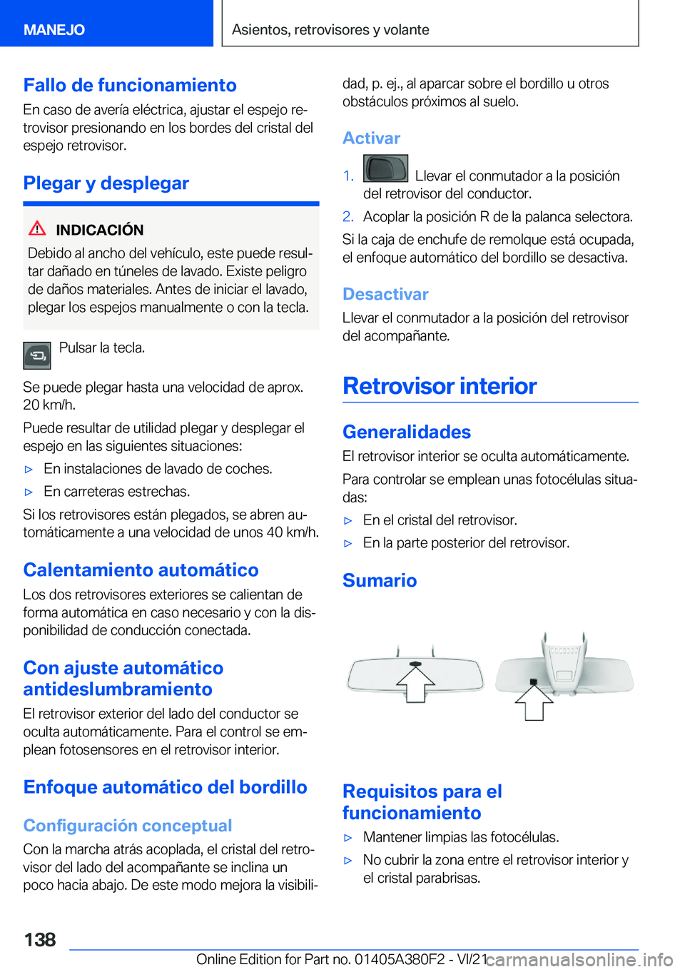 BMW 5 SERIES 2022  Manuales de Empleo (in Spanish) �F�a�l�l�o��d�e��f�u�n�c�i�o�n�a�m�i�e�n�t�o�E�n��c�a�s�o��d�e��a�v�e�r�