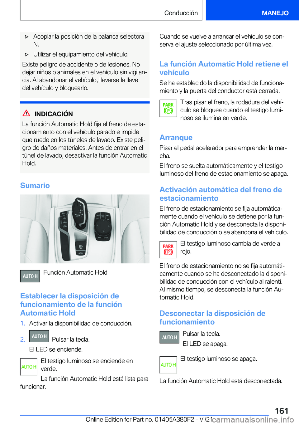 BMW 5 SERIES 2022  Manuales de Empleo (in Spanish) x�A�c�o�p�l�a�r��l�a��p�o�s�i�c�i�