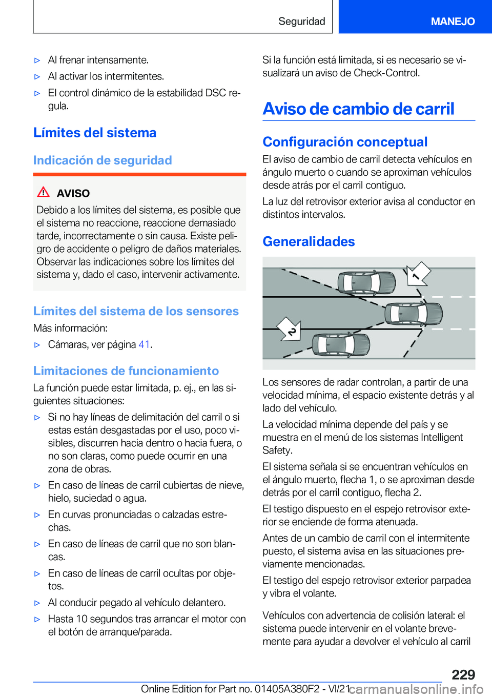 BMW 5 SERIES 2022  Manuales de Empleo (in Spanish) x�A�l��f�r�e�n�a�r��i�n�t�e�n�s�a�m�e�n�t�e�.x�A�l��a�c�t�i�v�a�r��l�o�s��i�n�t�e�r�m�i�t�e�n�t�e�s�.x�E�l��c�o�n�t�r�o�l��d�i�n�