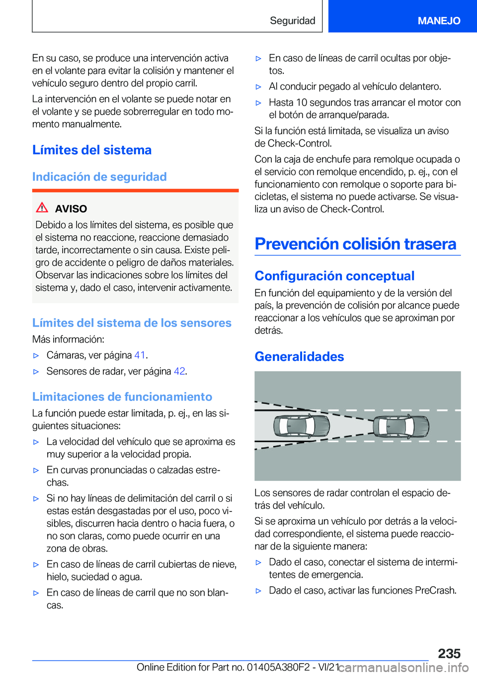 BMW 5 SERIES 2022  Manuales de Empleo (in Spanish) �E�n��s�u��c�a�s�o�,��s�e��p�r�o�d�u�c�e��u�n�a��i�n�t�e�r�v�e�n�c�i�