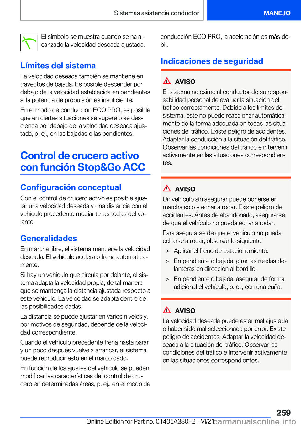 BMW 5 SERIES 2022  Manuales de Empleo (in Spanish) �E�l��s�
