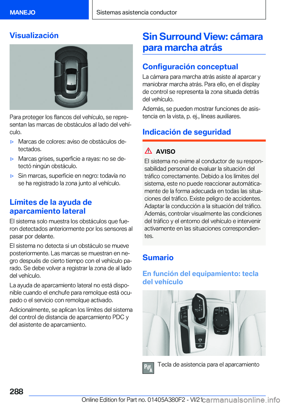 BMW 5 SERIES 2022  Manuales de Empleo (in Spanish) �V�i�s�u�a�l�i�z�a�c�i�