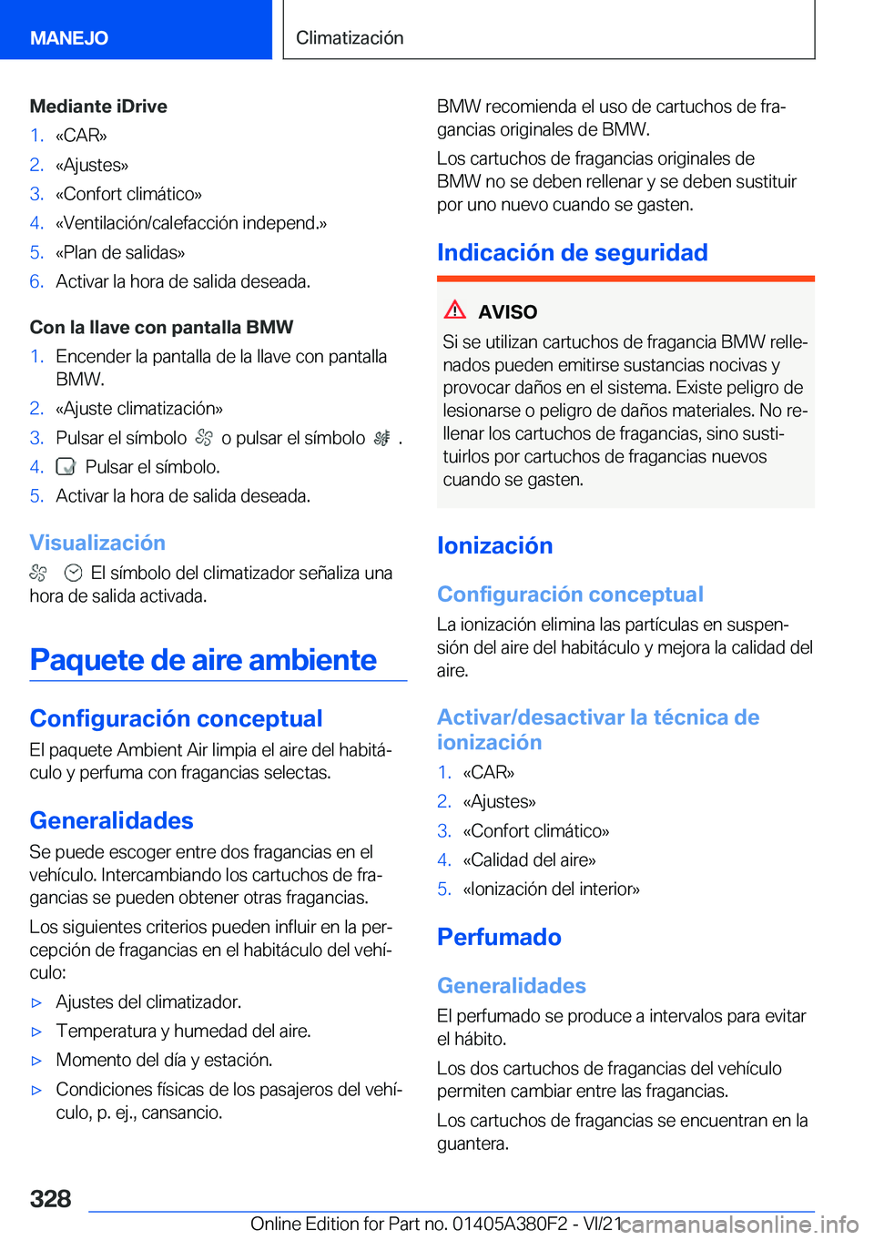 BMW 5 SERIES 2022  Manuales de Empleo (in Spanish) �M�e�d�i�a�n�t�e��i�D�r�i�v�e�1�.�«�C�A�R�{�2�.�«�A�j�u�s�t�e�s�{�3�.�«�C�o�n�f�o�r�t��c�l�i�m�