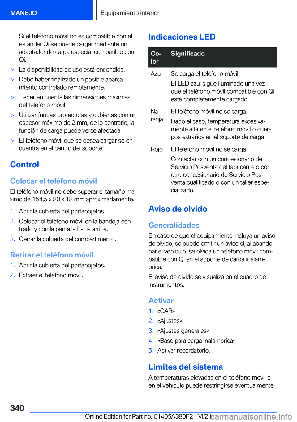 BMW 5 SERIES 2022  Manuales de Empleo (in Spanish) �S�i��e�l��t�e�l�