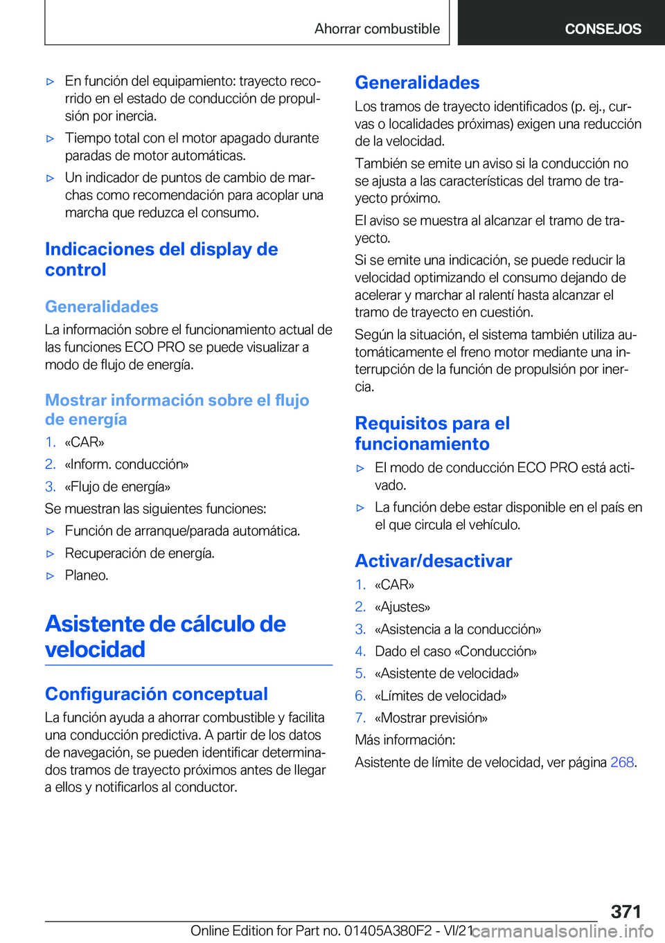 BMW 5 SERIES 2022  Manuales de Empleo (in Spanish) x�E�n��f�u�n�c�i�
