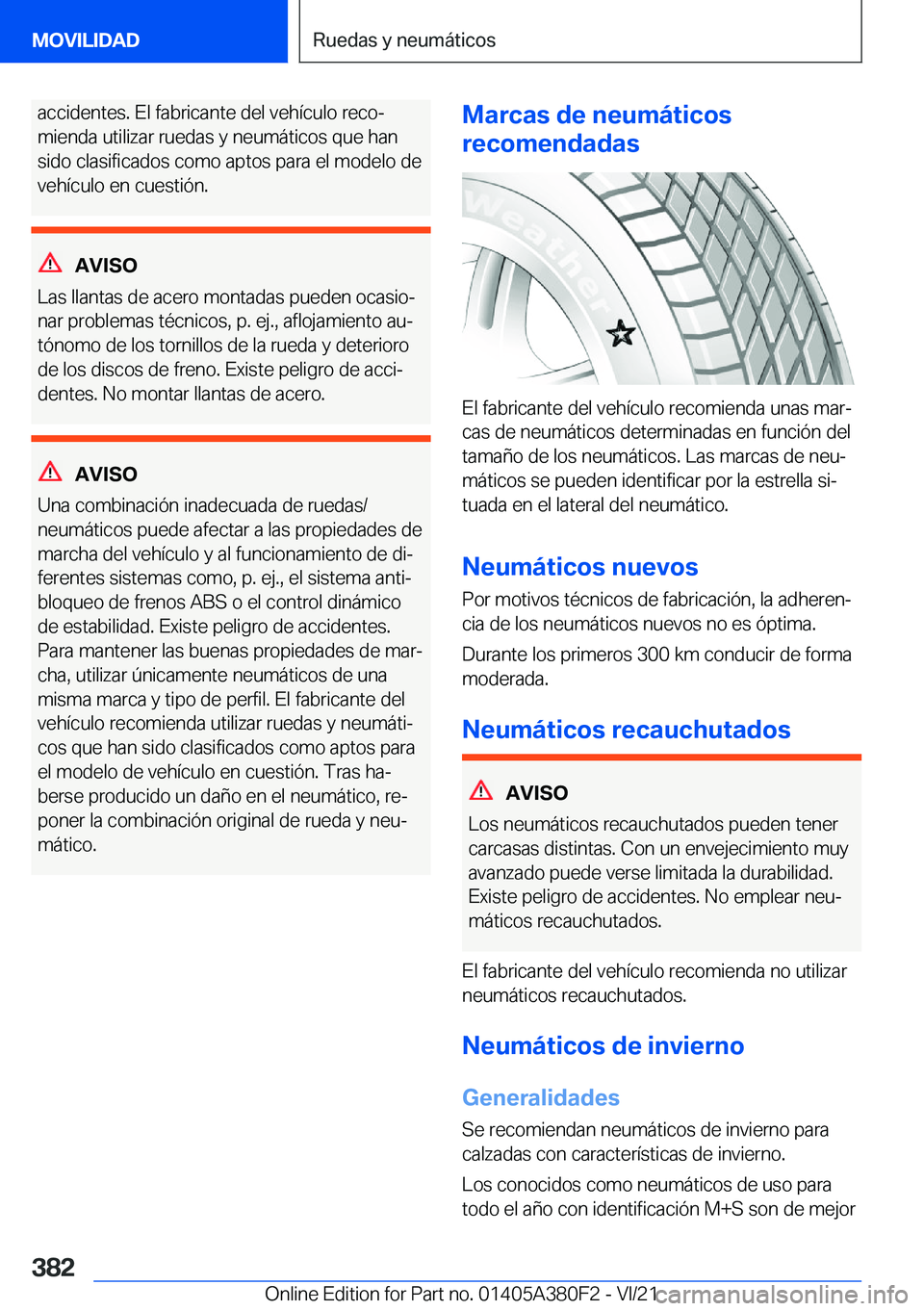 BMW 5 SERIES 2022  Manuales de Empleo (in Spanish) �a�c�c�i�d�e�n�t�e�s�.��E�l��f�a�b�r�i�c�a�n�t�e��d�e�l��v�e�h�