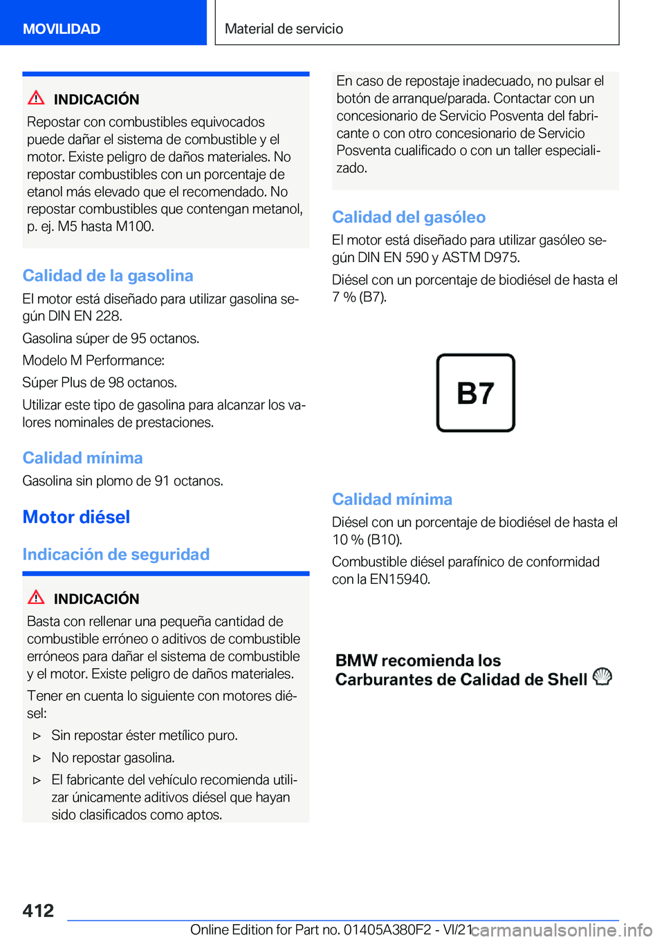 BMW 5 SERIES 2022  Manuales de Empleo (in Spanish) �I�N�D�I�C�A�C�I�