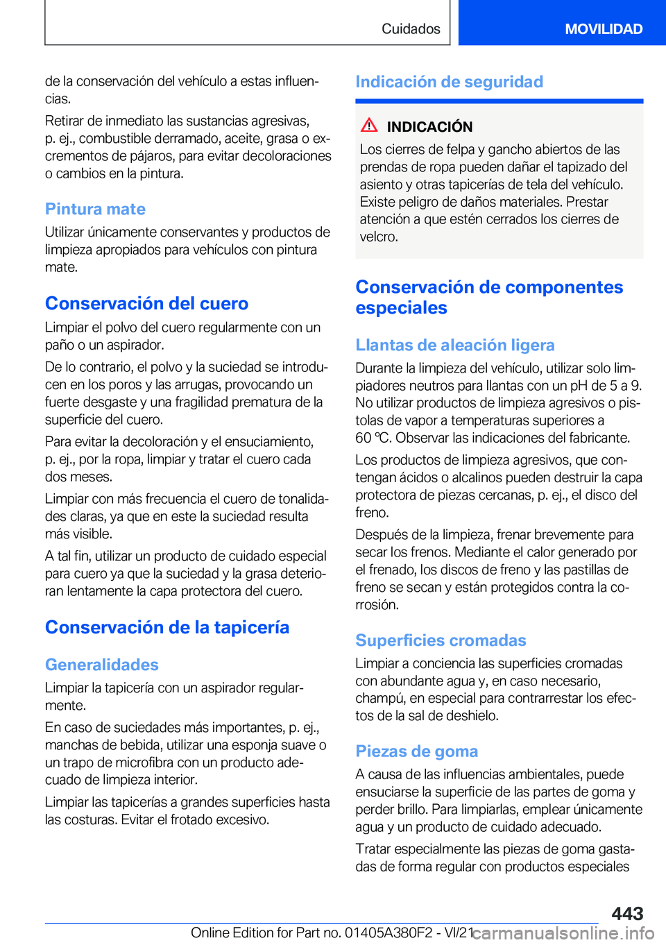 BMW 5 SERIES 2022  Manuales de Empleo (in Spanish) �d�e��l�a��c�o�n�s�e�r�v�a�c�i�