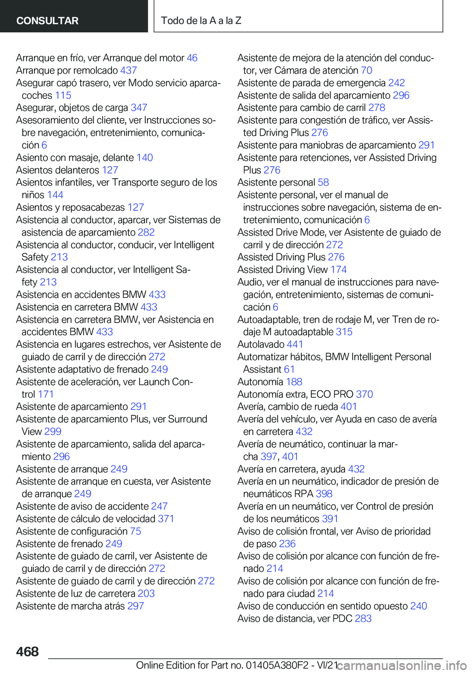 BMW 5 SERIES 2022  Manuales de Empleo (in Spanish) �A�r�r�a�n�q�u�e��e�n��f�r�
