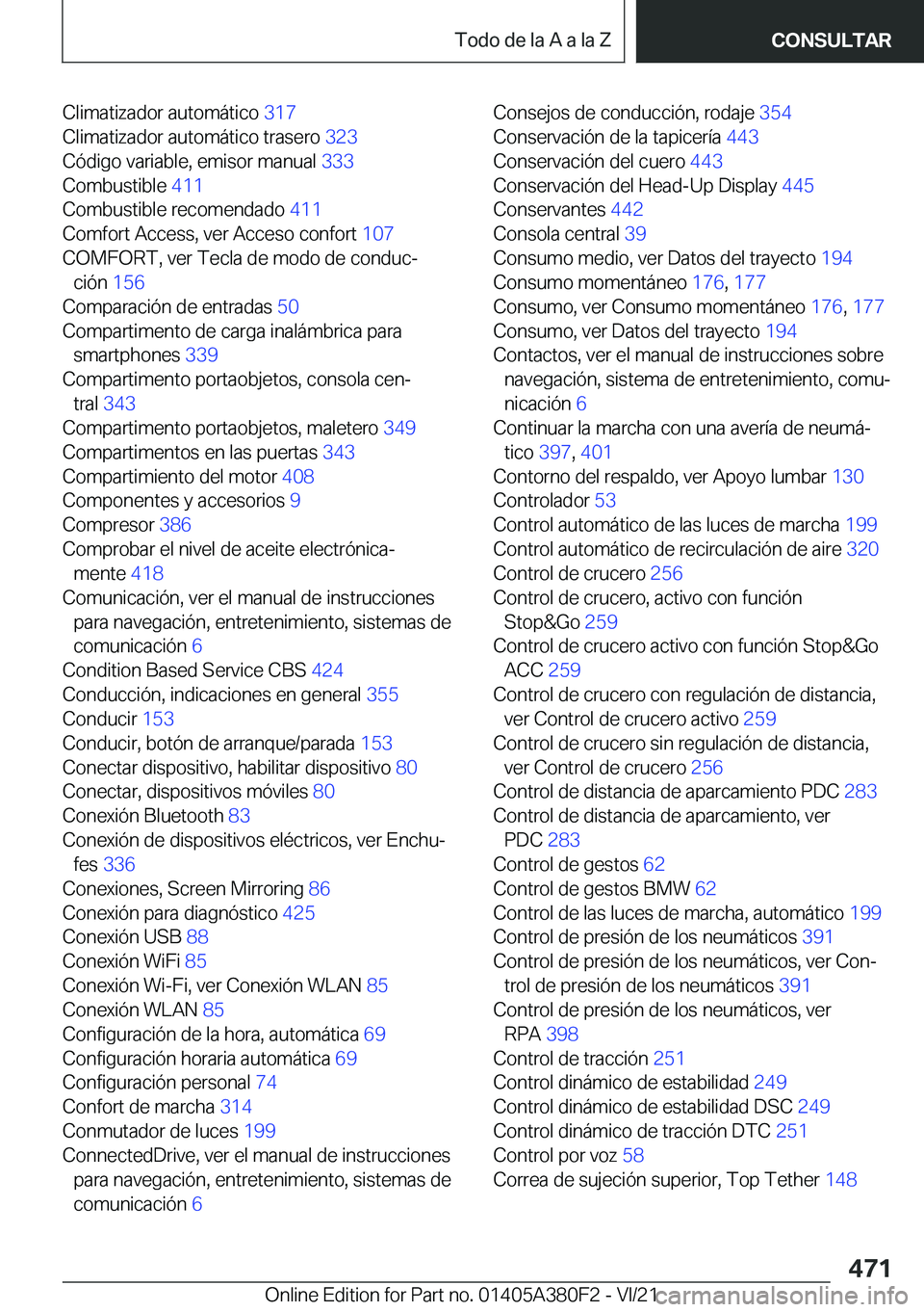 BMW 5 SERIES 2022  Manuales de Empleo (in Spanish) �C�l�i�m�a�t�i�z�a�d�o�r��a�u�t�o�m�
