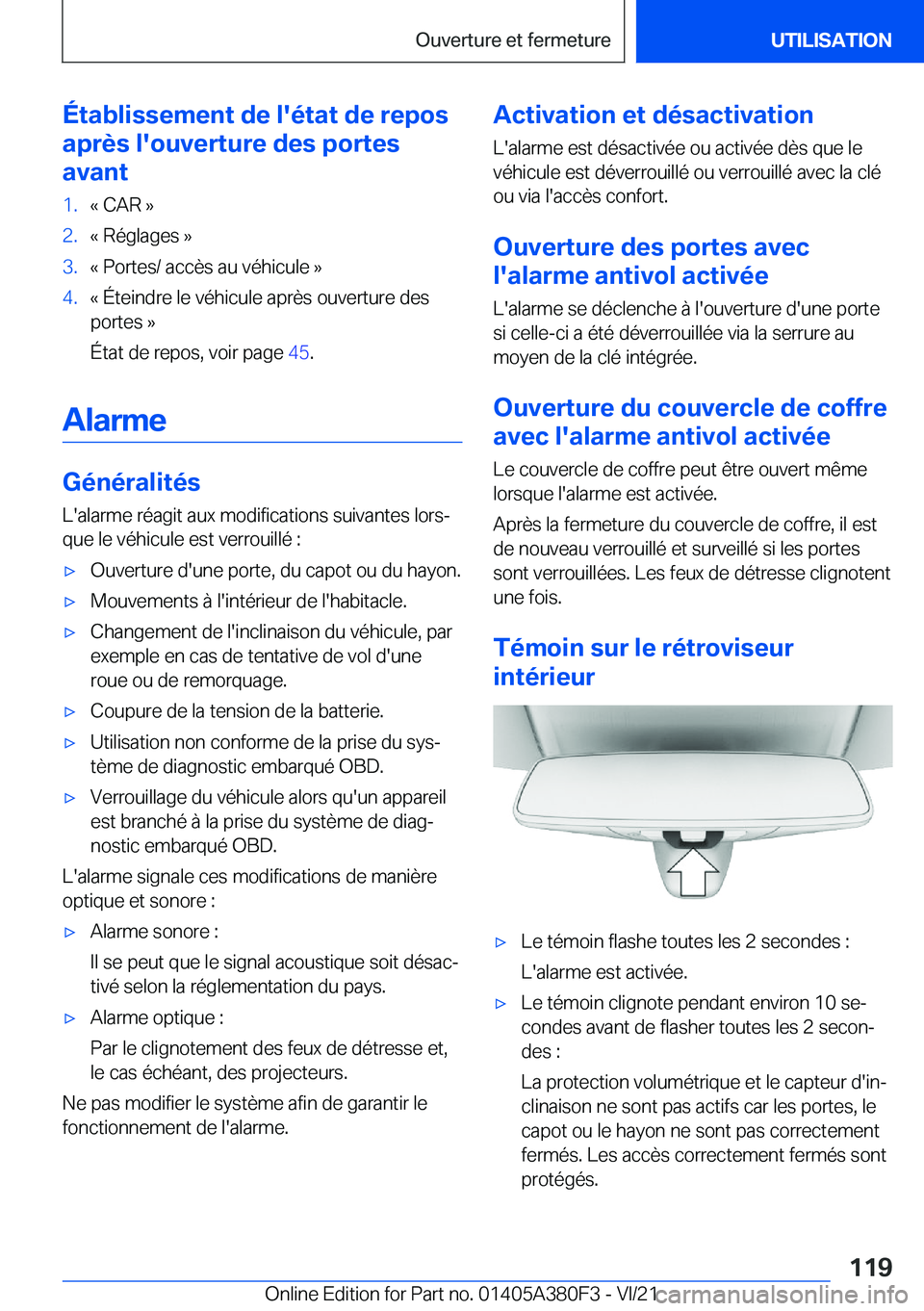 BMW 5 SERIES 2022  Notices Demploi (in French) �