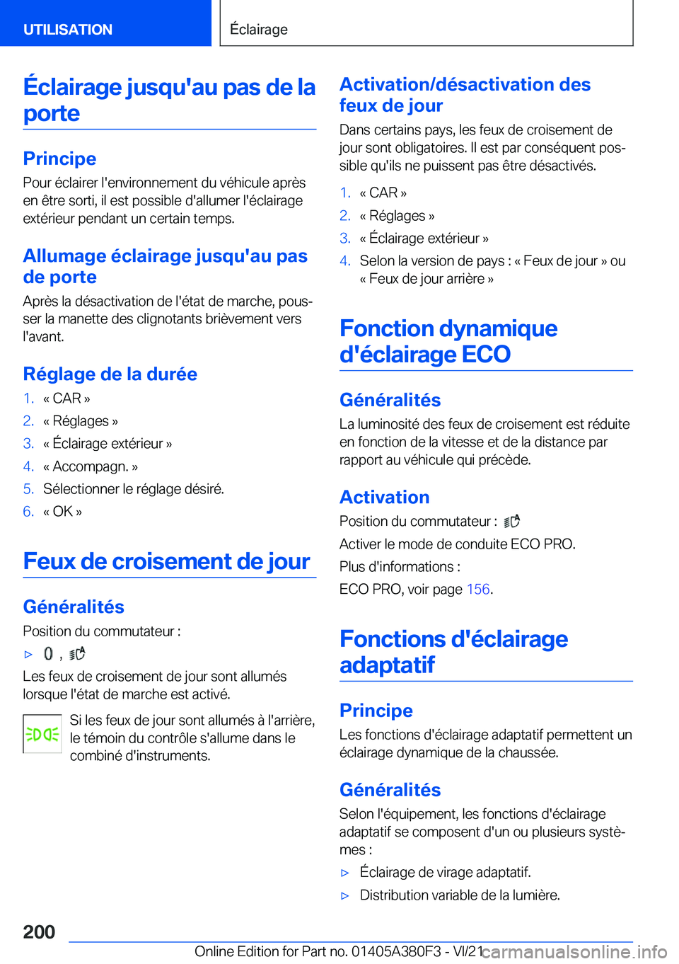 BMW 5 SERIES 2022  Notices Demploi (in French) �