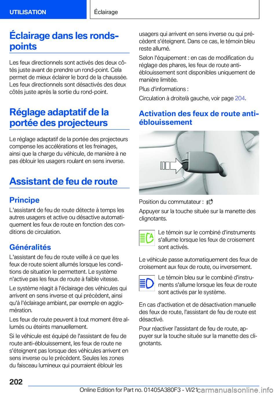 BMW 5 SERIES 2022  Notices Demploi (in French) �