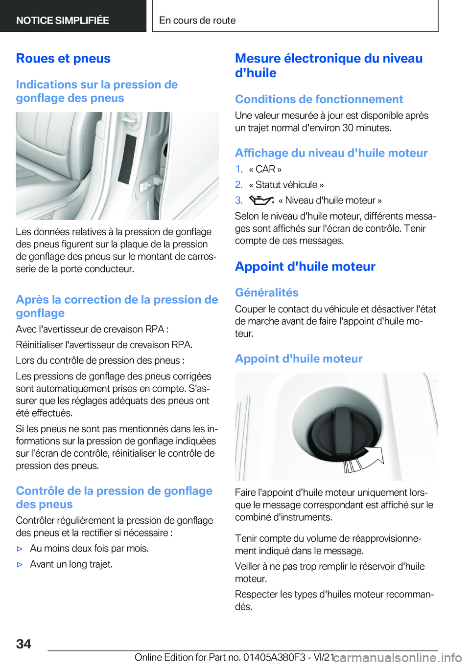 BMW 5 SERIES 2022  Notices Demploi (in French) �R�o�u�e�s��e�t��p�n�e�u�s
�I�n�d�i�c�a�t�i�o�n�s��s�u�r��l�a��p�r�e�s�s�i�o�n��d�e
�g�o�n�f�l�a�g�e��d�e�s��p�n�e�u�s
�L�e�s��d�o�n�n�é�e�s��r�e�l�a�t�i�v�e�s��