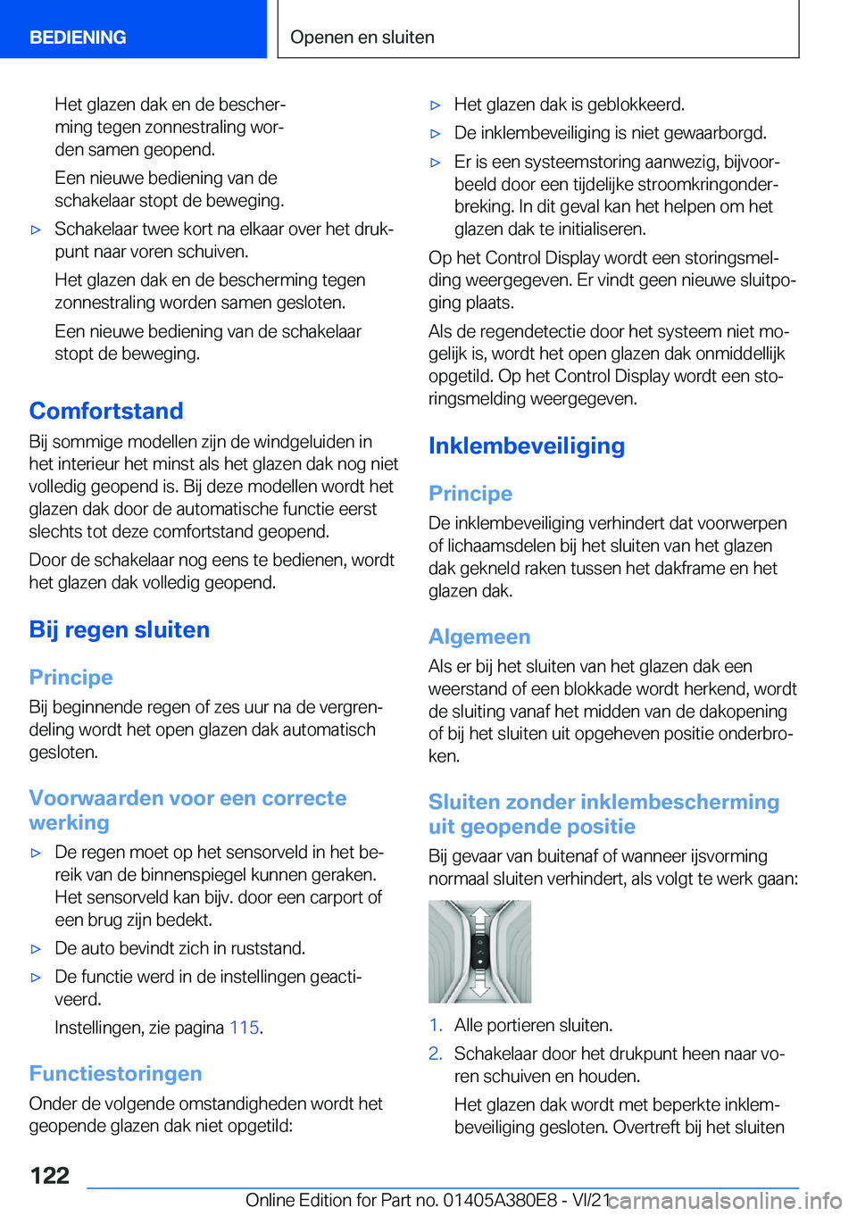 BMW 5 SERIES 2022  Instructieboekjes (in Dutch) �H�e�t��g�l�a�z�e�n��d�a�k��e�n��d�e��b�e�s�c�h�e�rj
�m�i�n�g��t�e�g�e�n��z�o�n�n�e�s�t�r�a�l�i�n�g��w�o�rj
�d�e�n��s�a�m�e�n��g�e�o�p�e�n�d�.
�E�e�n��n�i�e�u�w�e��b�e�d�i�e�n�i�n�g��v�