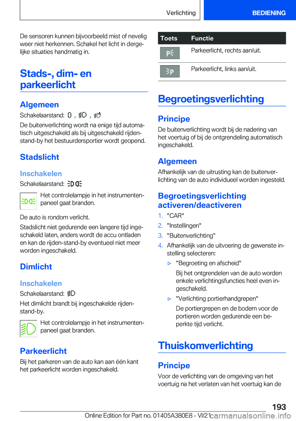 BMW 5 SERIES 2022  Instructieboekjes (in Dutch) �D�e��s�e�n�s�o�r�e�n��k�u�n�n�e�n��b�i�j�v�o�o�r�b�e�e�l�d��m�i�s�t��o�f��n�e�v�e�l�i�g�w�e�e�r��n�i�e�t��h�e�r�k�e�n�n�e�n�.��S�c�h�a�k�e�l��h�e�t��l�i�c�h�t��i�n��d�e�r�g�ej
�l�i�j�k�