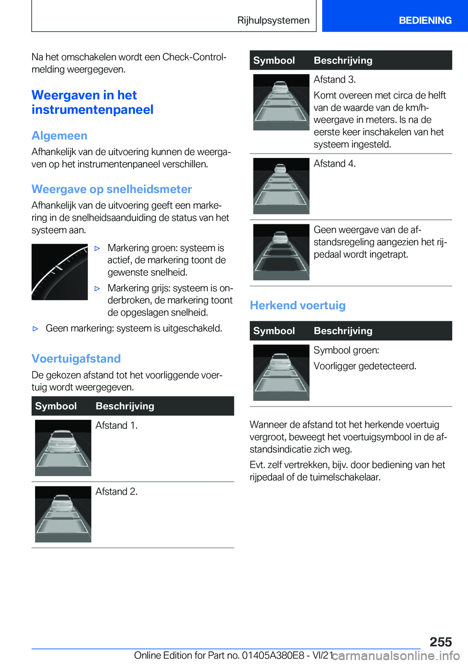 BMW 5 SERIES 2022  Instructieboekjes (in Dutch) �N�a��h�e�t��o�m�s�c�h�a�k�e�l�e�n��w�o�r�d�t��e�e�n��C�h�e�c�k�-�C�o�n�t�r�o�l�-
�m�e�l�d�i�n�g��w�e�e�r�g�e�g�e�v�e�n�.
�W�e�e�r�g�a�v�e�n��i�n��h�e�t
�i�n�s�t�r�u�m�e�n�t�e�n�p�a�n�e�e�l
�A