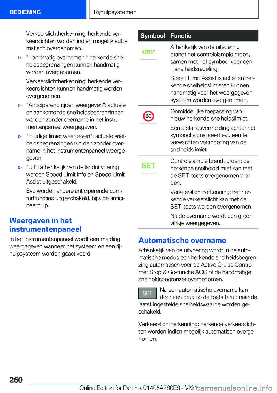 BMW 5 SERIES 2022  Instructieboekjes (in Dutch) �V�e�r�k�e�e�r�s�l�i�c�h�t�h�e�r�k�e�n�n�i�n�g�:��h�e�r�k�e�n�d�e��v�e�rj
�k�e�e�r�s�l�i�c�h�t�e�n��w�o�r�d�e�n��i�n�d�i�e�n��m�o�g�e�l�i�j�k��a�u�t�oj
�m�a�t�i�s�c�h��o�v�e�r�g�e�n�o�m�e�n�.