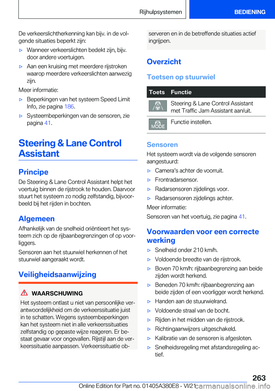 BMW 5 SERIES 2022  Instructieboekjes (in Dutch) �D�e��v�e�r�k�e�e�r�s�l�i�c�h�t�h�e�r�k�e�n�n�i�n�g��k�a�n��b�i�j�v�.��i�n��d�e��v�o�lj�g�e�n�d�e��s�i�t�u�a�t�i�e�s��b�e�p�e�r�k�t��z�i�j�n�:'x�W�a�n�n�e�e�r��v�e�r�k�e�e�r�s�l�i�c�h�t