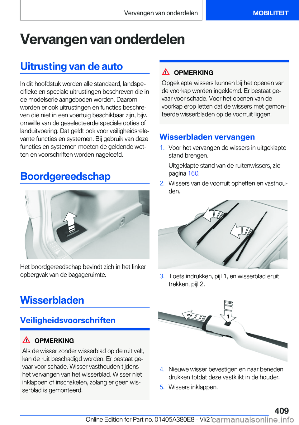 BMW 5 SERIES 2022  Instructieboekjes (in Dutch) �V�e�r�v�a�n�g�e�n��v�a�n��o�n�d�e�r�d�e�l�e�n�U�i�t�r�u�s�t�i�n�g��v�a�n��d�e��a�u�t�o
�I�n��d�i�t��h�o�o�f�d�s�t�u�k��w�o�r�d�e�n��a�l�l�e��s�t�a�n�d�a�a�r�d�,��l�a�n�d�s�p�ej�c�i�f�i�e�