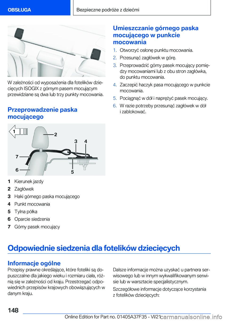 BMW 5 SERIES 2022  Instrukcja obsługi (in Polish) �W��z�a�l�e9�n�o�c�i��o�d��w�y�p�o�s�a9�e�n�i�a��d�l�a��f�o�t�e�l�i�k�