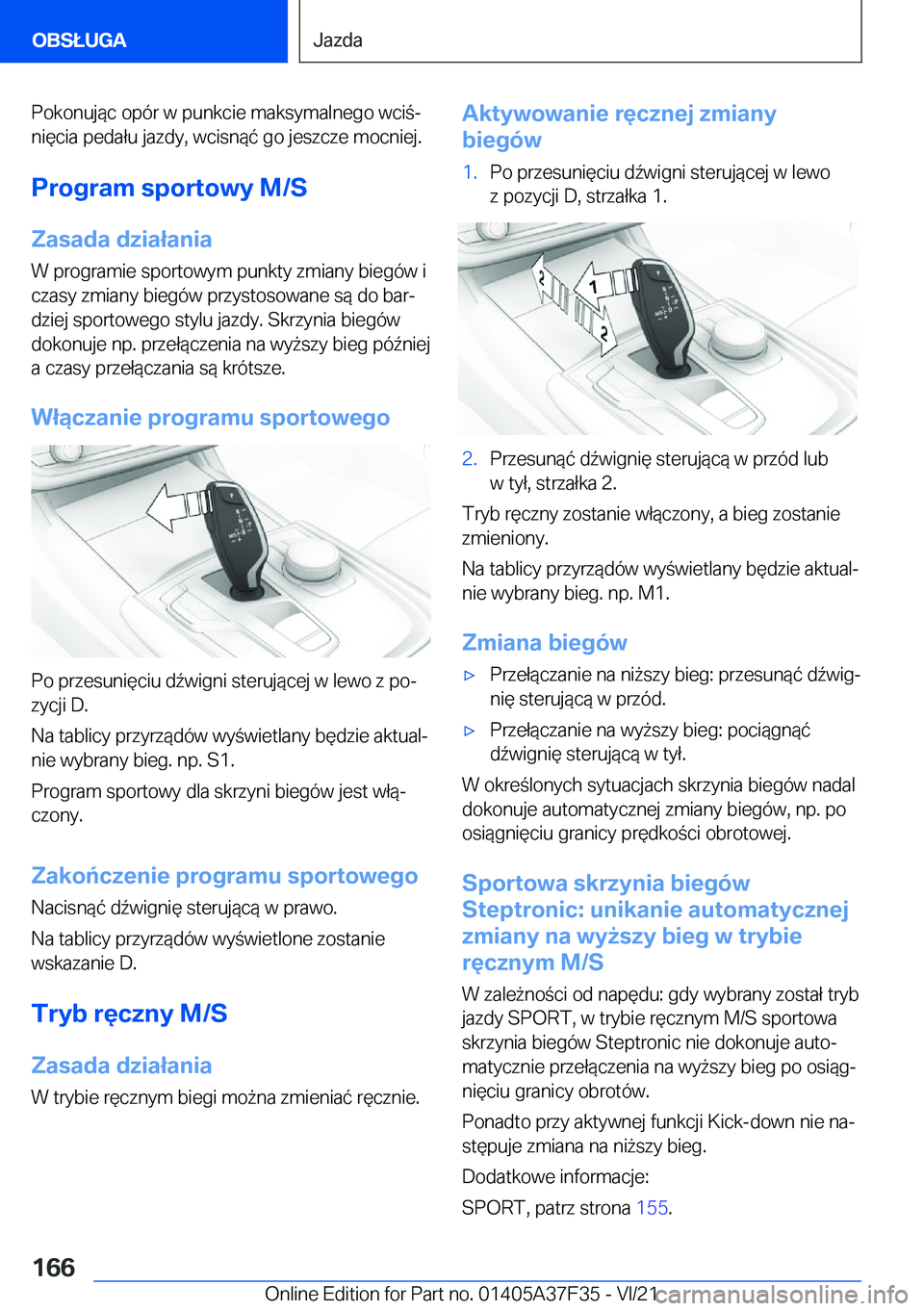 BMW 5 SERIES 2022  Instrukcja obsługi (in Polish) �P�o�k�o�n�u�j�