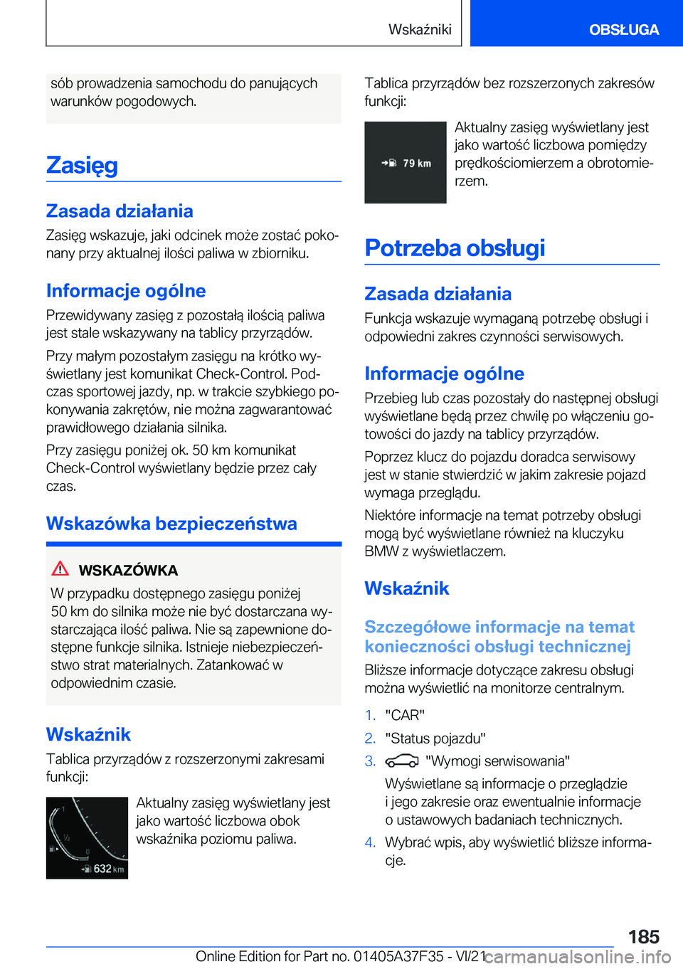 BMW 5 SERIES 2022  Instrukcja obsługi (in Polish) �s�