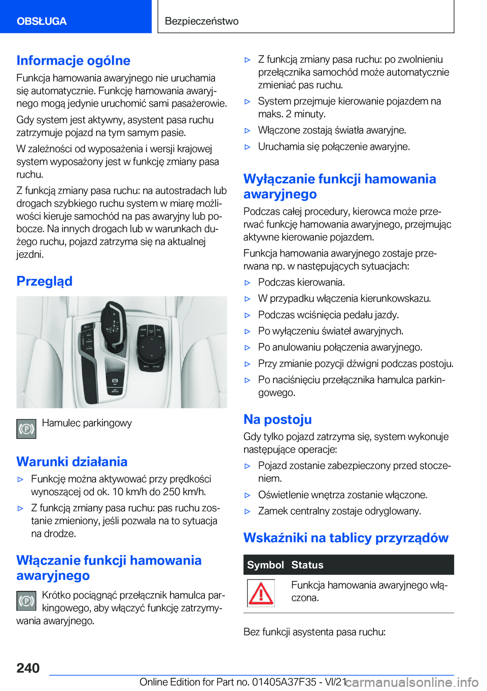 BMW 5 SERIES 2022  Instrukcja obsługi (in Polish) �I�n�f�o�r�m�a�c�j�e��o�g�