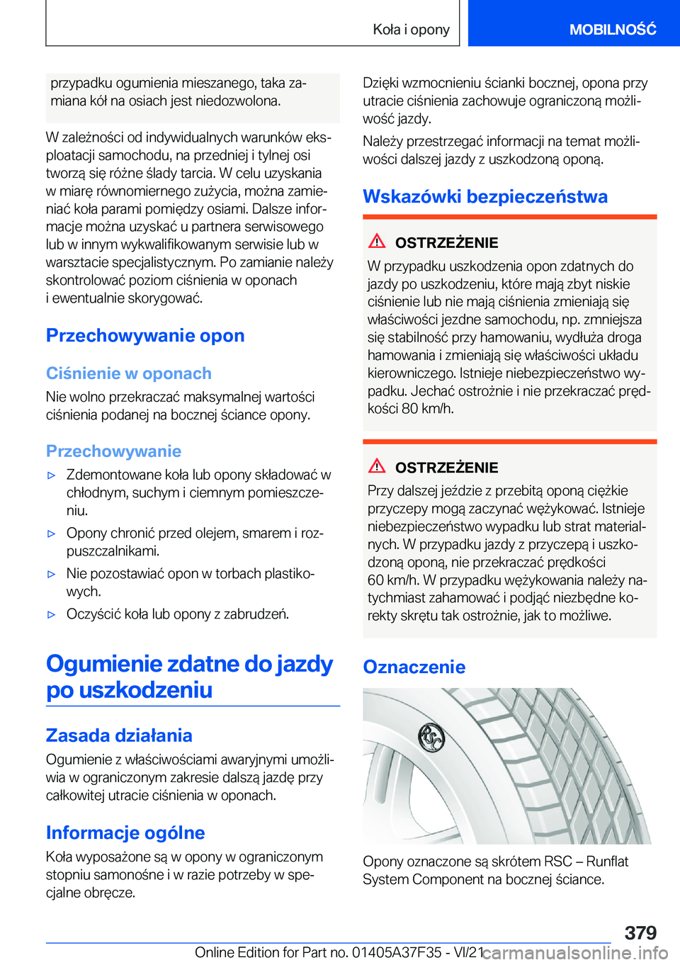 BMW 5 SERIES 2022  Instrukcja obsługi (in Polish) �p�r�z�y�p�a�d�k�u��o�g�u�m�i�e�n�i�a��m�i�e�s�z�a�n�e�g�o�,��t�a�k�a��z�aj�m�i�a�n�a��k�