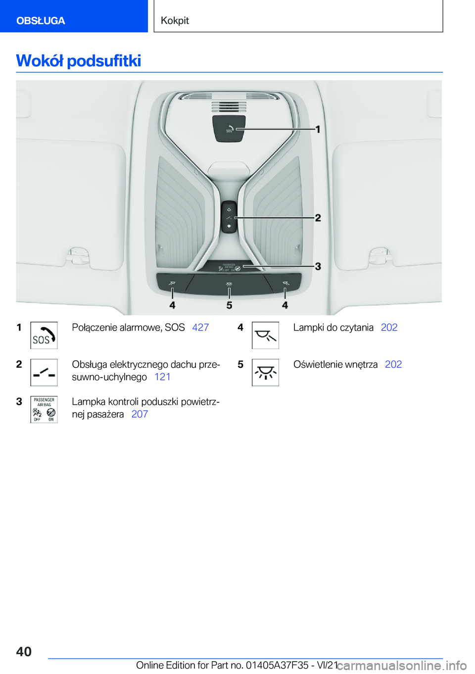 BMW 5 SERIES 2022  Instrukcja obsługi (in Polish) �W�o�k�