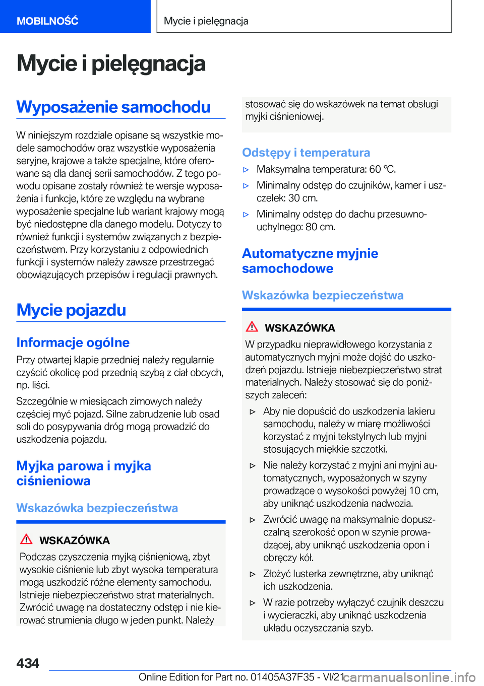 BMW 5 SERIES 2022  Instrukcja obsługi (in Polish) �M�y�c�i�e��i��p�i�e�l�
