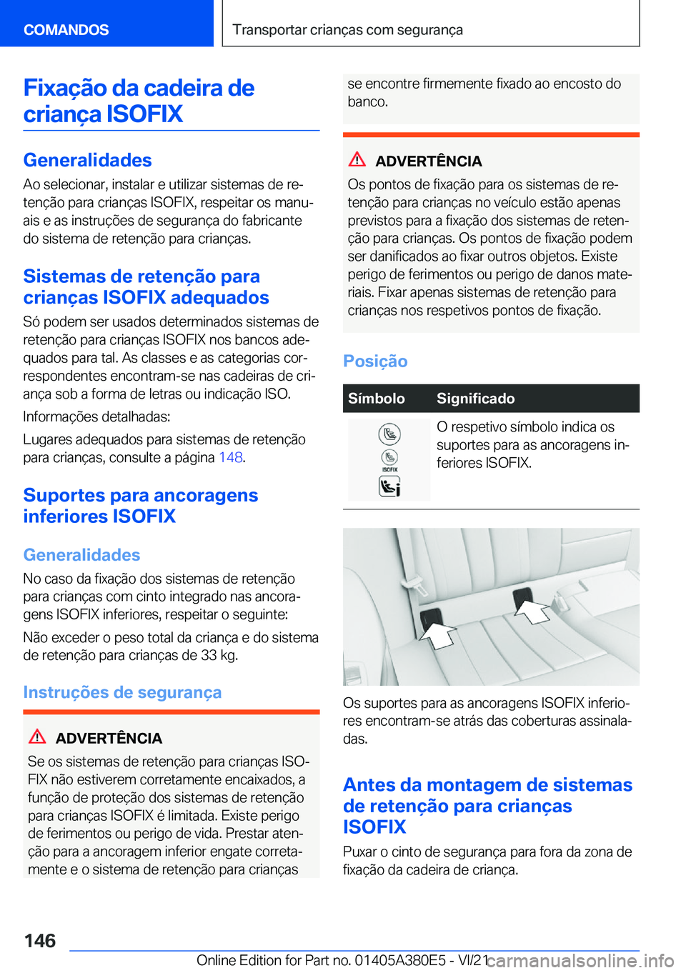 BMW 5 SERIES 2022  Manual do condutor (in Portuguese) �F�i�x�a�