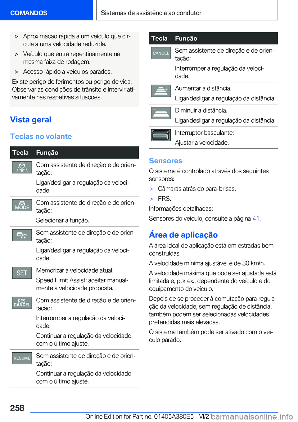 BMW 5 SERIES 2022  Manual do condutor (in Portuguese) x�A�p�r�o�x�i�m�a�