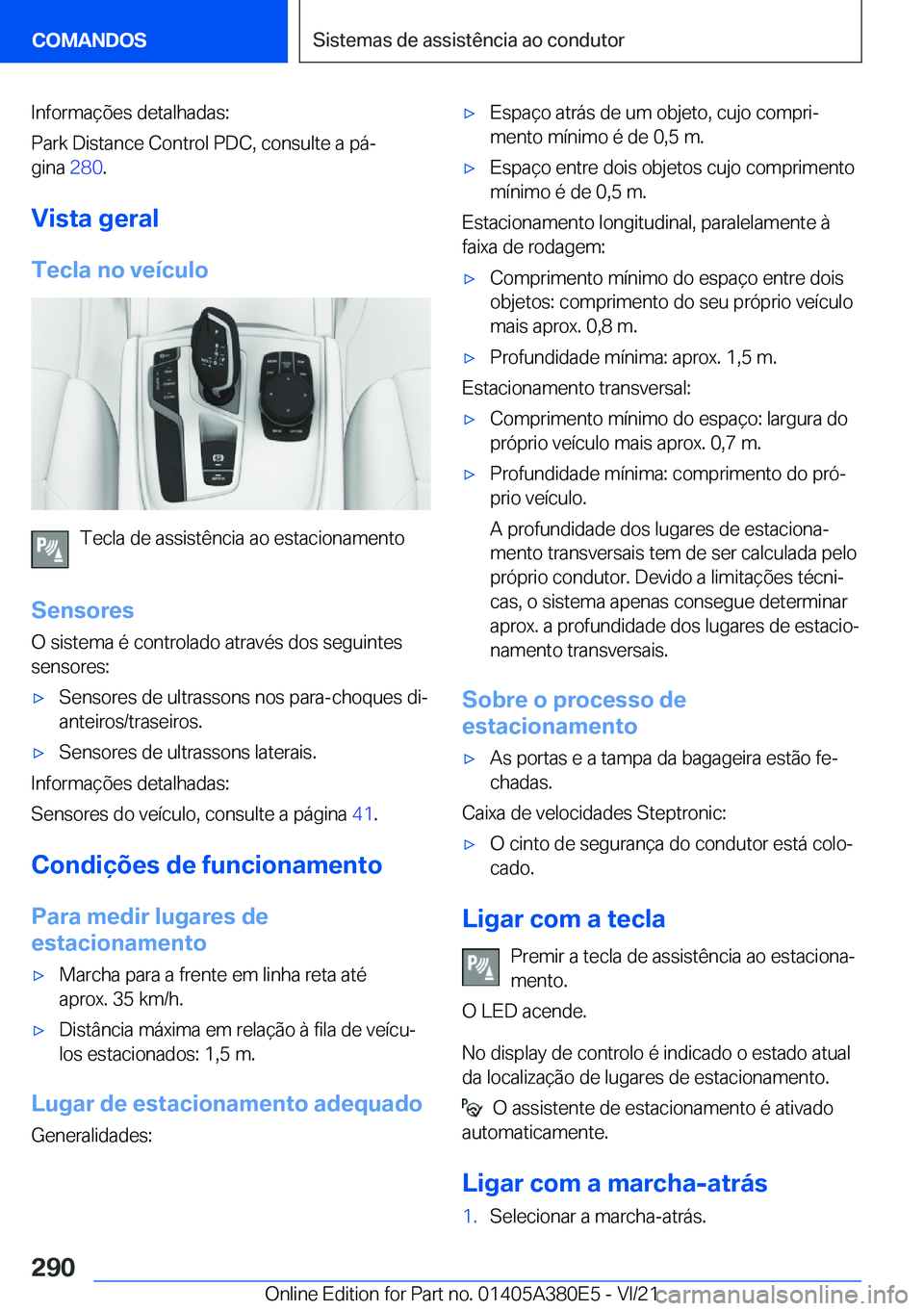 BMW 5 SERIES 2022  Manual do condutor (in Portuguese) �I�n�f�o�r�m�a�