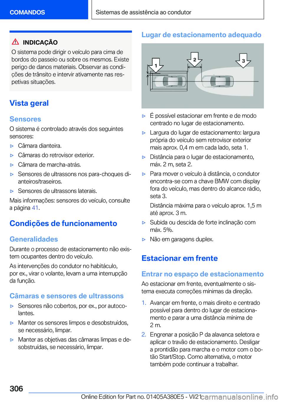 BMW 5 SERIES 2022  Manual do condutor (in Portuguese) �I�N�D�I�C�A�