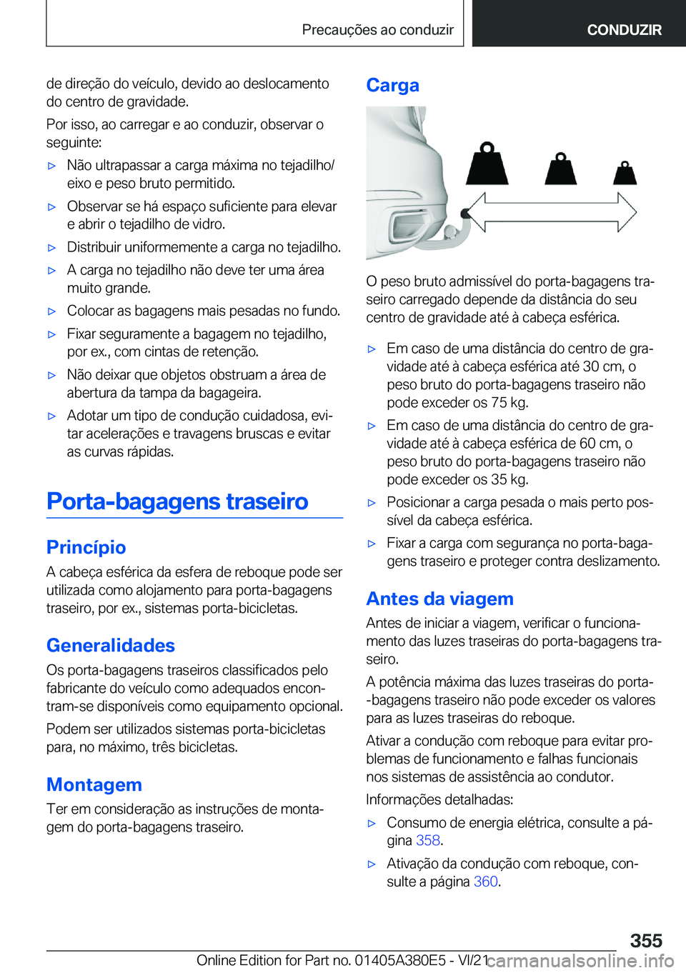 BMW 5 SERIES 2022  Manual do condutor (in Portuguese) �d�e��d�i�r�e�