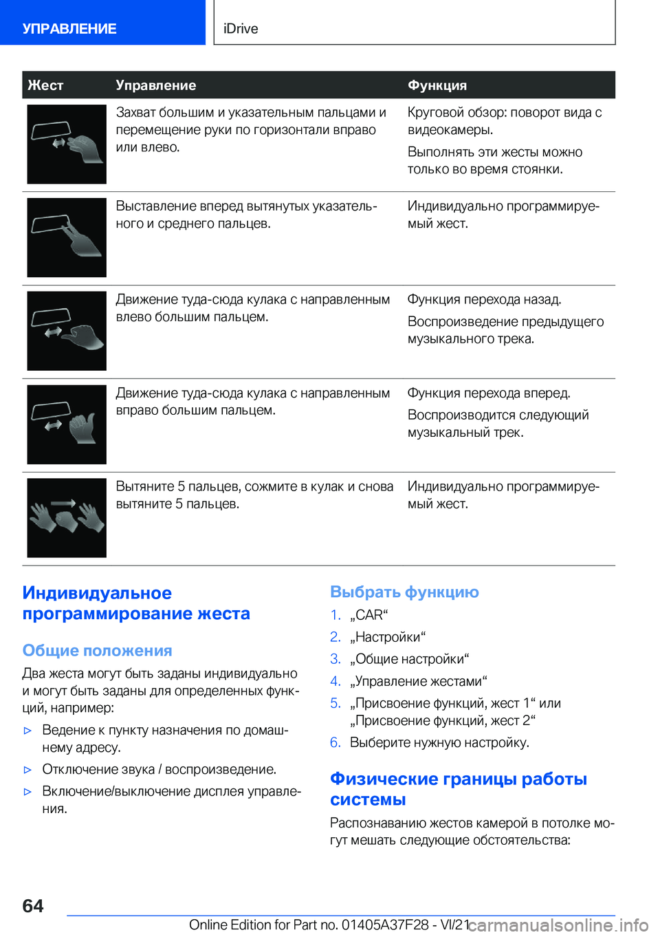 BMW 5 SERIES 2022  Руково 